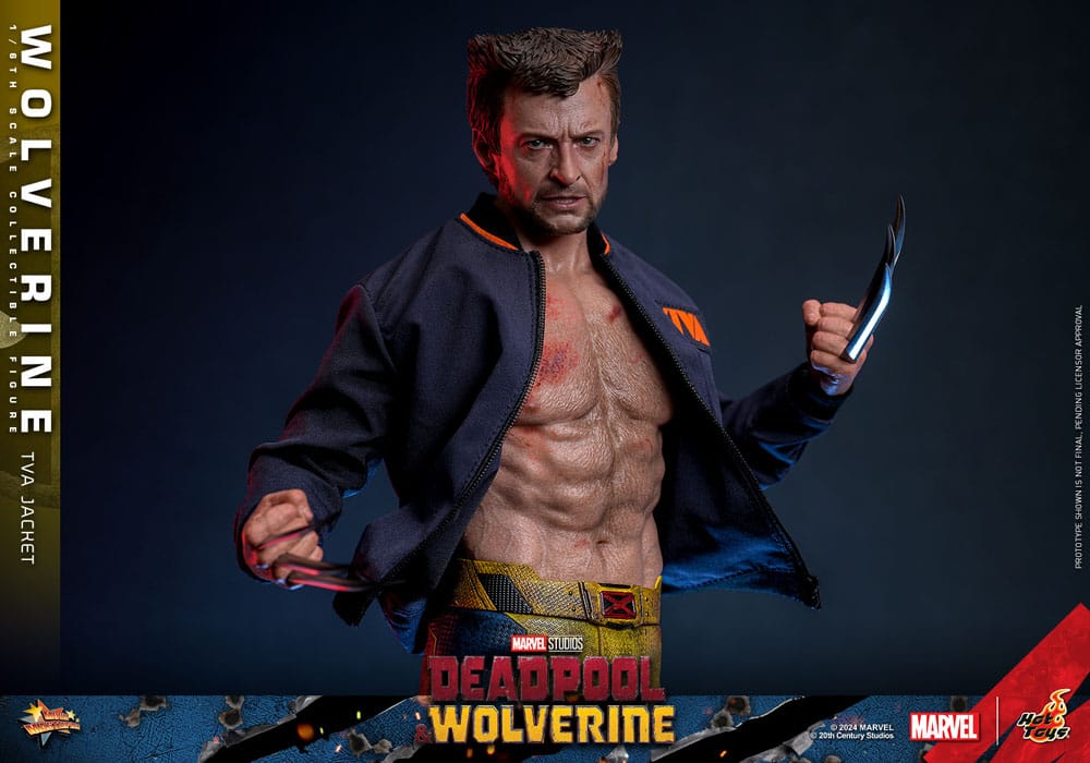 Deadpool & Wolverine Movie Masterpiece Action Figure 1/6 Wolverine (TVA Jacket Version) 31 cm