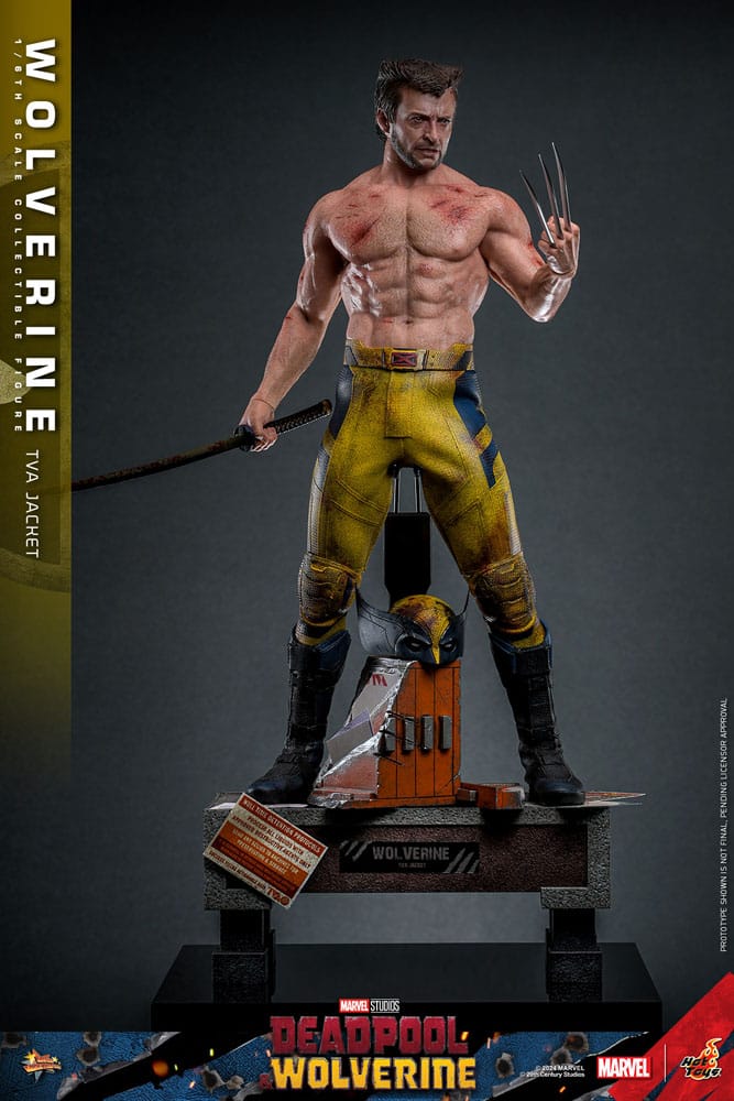 Deadpool & Wolverine Movie Masterpiece Action Figure 1/6 Wolverine (TVA Jacket Version) 31 cm