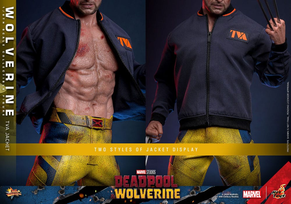 Deadpool & Wolverine Movie Masterpiece Action Figure 1/6 Wolverine (TVA Jacket Version) 31 cm