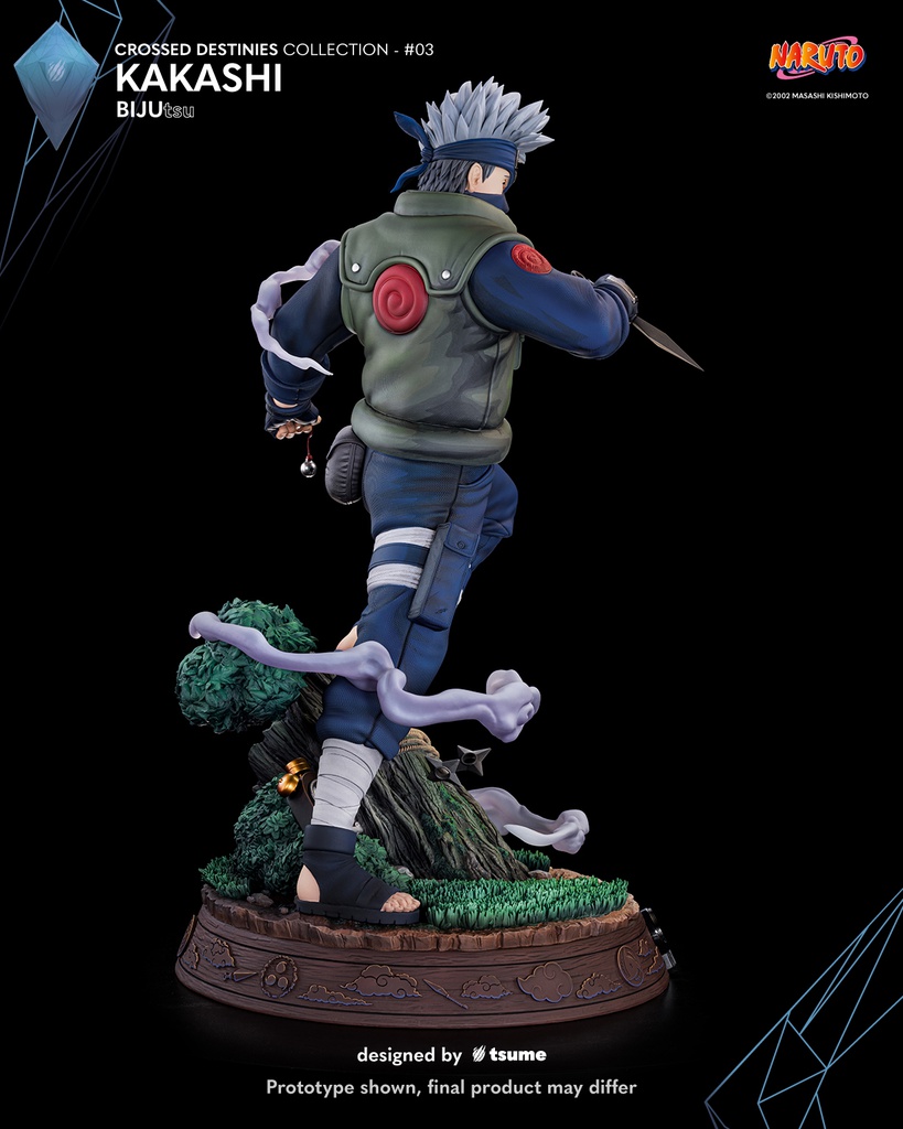 Naruto BiJutsu Collection - 1/4 Statue CROSSED DESTINIES Kakashi 51 cm