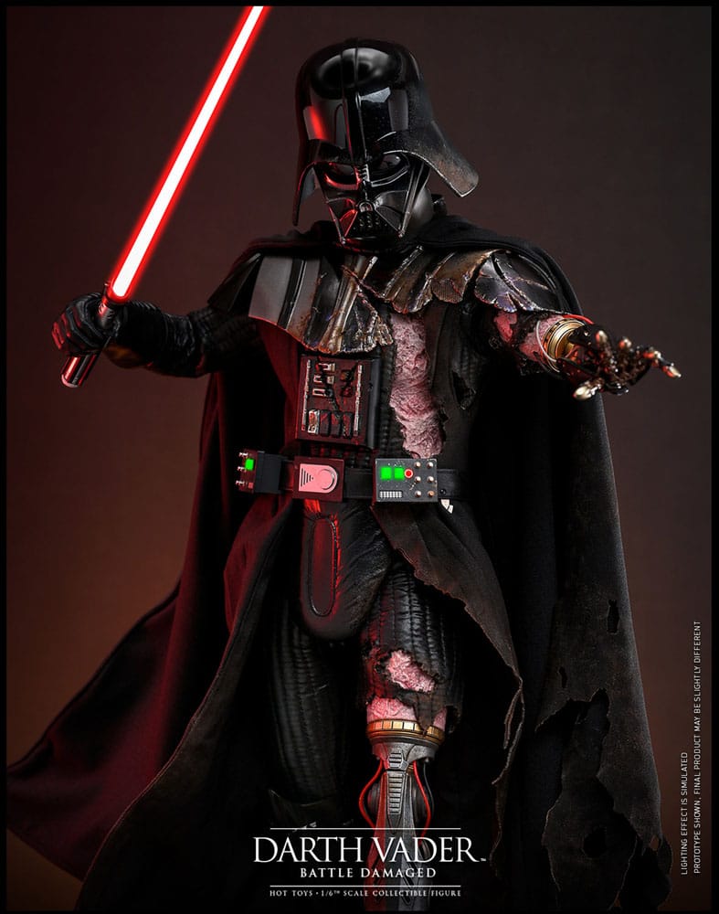 Star Wars Action Figure 1/6 Darth Vader (Battle Damaged) 35 cm