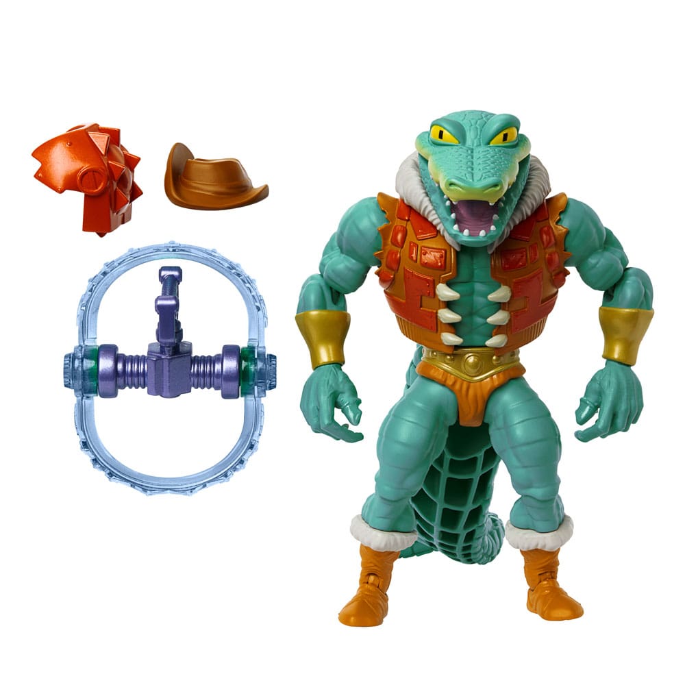 MOTU x TMNT: Turtles of Grayskull Deluxe Action Figure Leatherhead / 2Bopsteady  14 cm