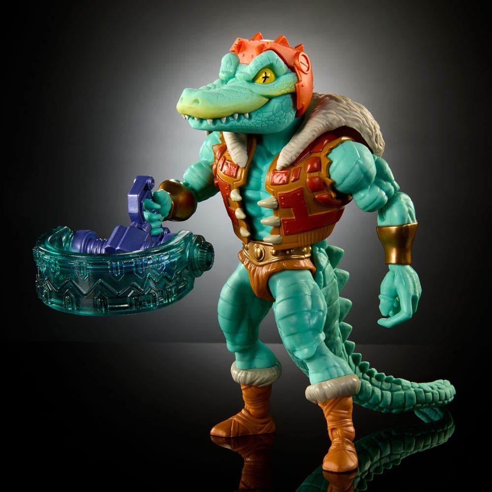 MOTU x TMNT: Turtles of Grayskull Deluxe Action Figure Leatherhead / 2Bopsteady  14 cm