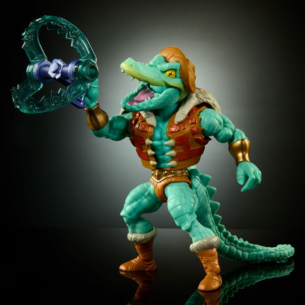 MOTU x TMNT: Turtles of Grayskull Deluxe Action Figure Leatherhead / 2Bopsteady  14 cm