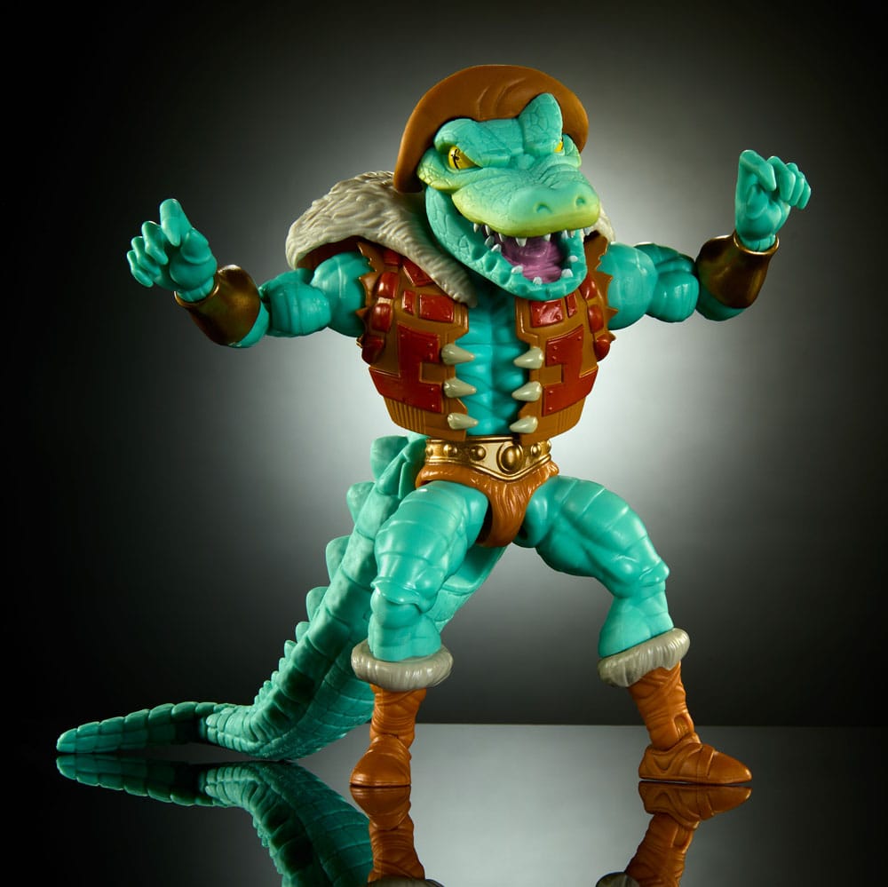 MOTU x TMNT: Turtles of Grayskull Deluxe Action Figure Leatherhead / 2Bopsteady  14 cm