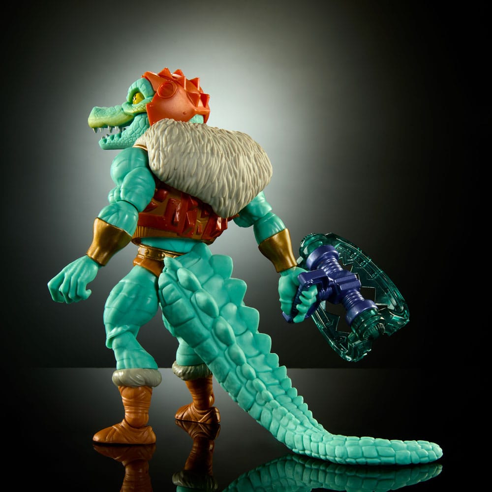 MOTU x TMNT: Turtles of Grayskull Deluxe Action Figure Leatherhead / 2Bopsteady  14 cm