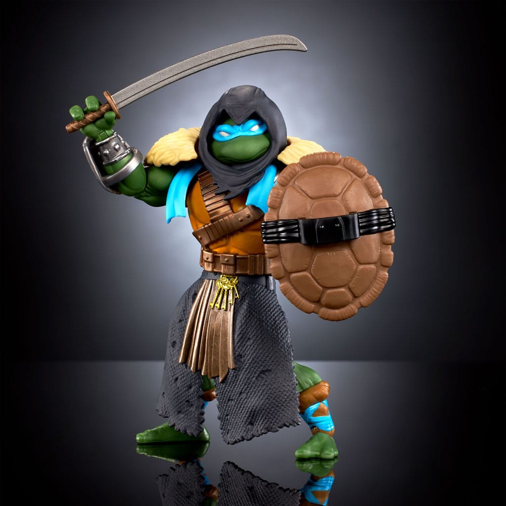 MOTU x TMNT: Turtles of Grayskull Action Figure Stealth Armor Leonardo / Hordak / April O'Neil 14 cm