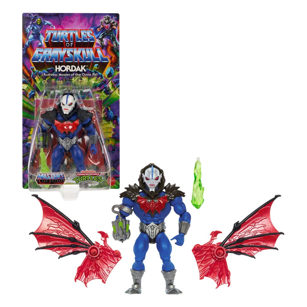 MOTU x TMNT: Turtles of Grayskull Action Figure Stealth Armor Leonardo / Hordak / April O'Neil 14 cm