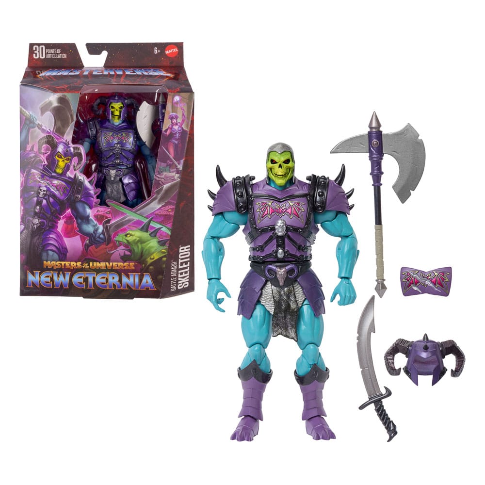 Masters of the Universe: New Eternia Masterverse Duncan / Skeletor / Mer-Man / Teela 18 cm