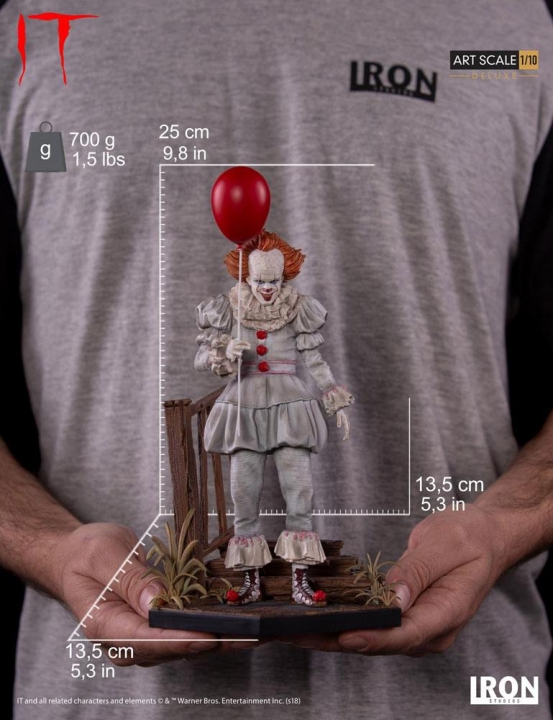 Stephen King's It 2017 Deluxe Art Scale Statue 1/10 Pennywise 25 cm