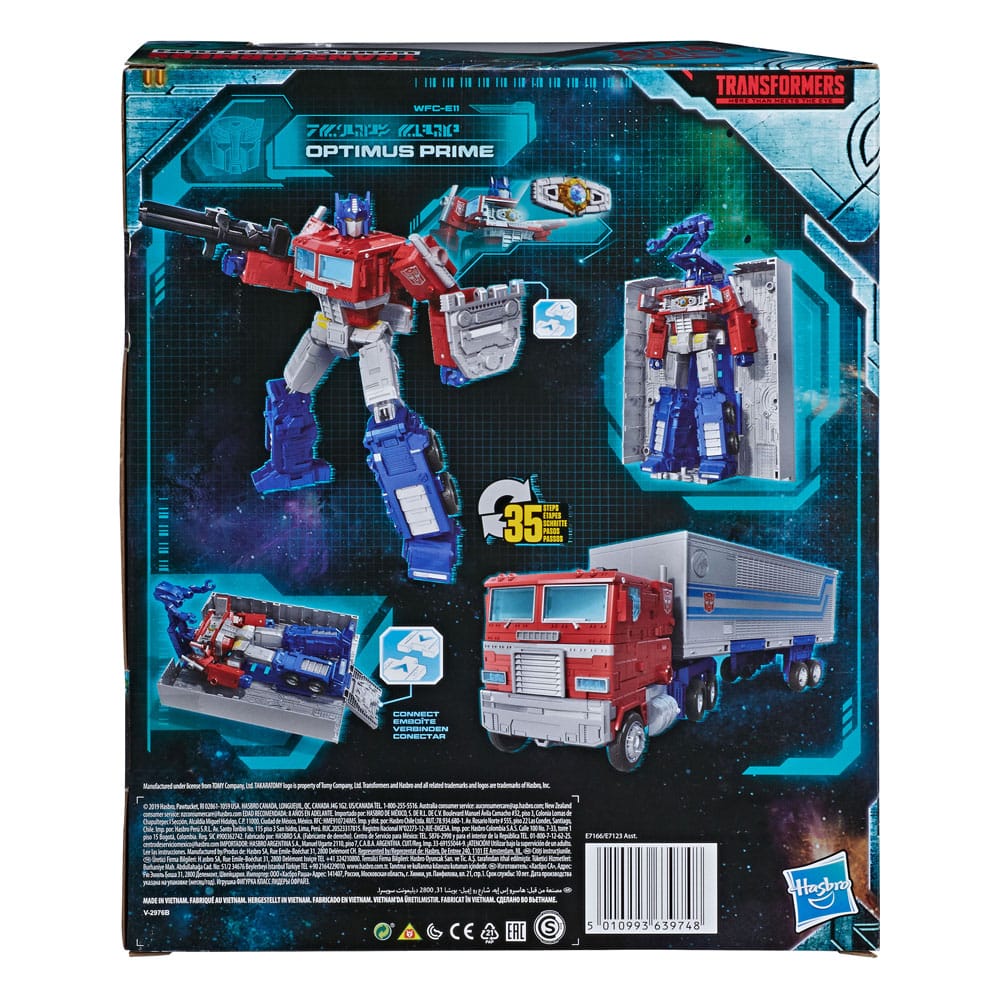 Transformers Generations War for Cybertron: Earthrise Leader Class Action Figure Optimus Prime 18 cm