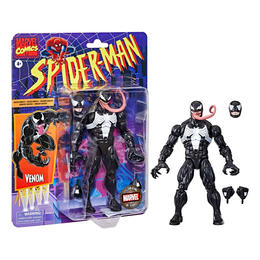 Spider-Man Marvel Legends Action Figure Retro Collection Venom 15 cm