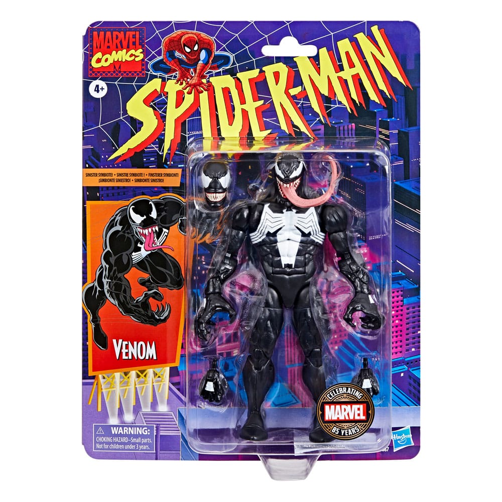 Spider-Man Marvel Legends Action Figure Retro Collection Venom 15 cm