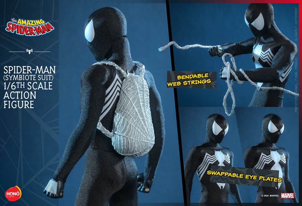 The Amazing Spider-Man Action Figure 1/6 Spider-Man (Symbiote Suit) 30 cm