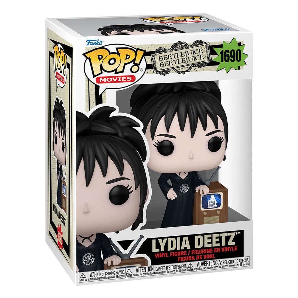 Beetlejuice 2 POP! Movies Vinyl Figure Lydia Deetz / Astrid /  Delores / Bob  9 cm