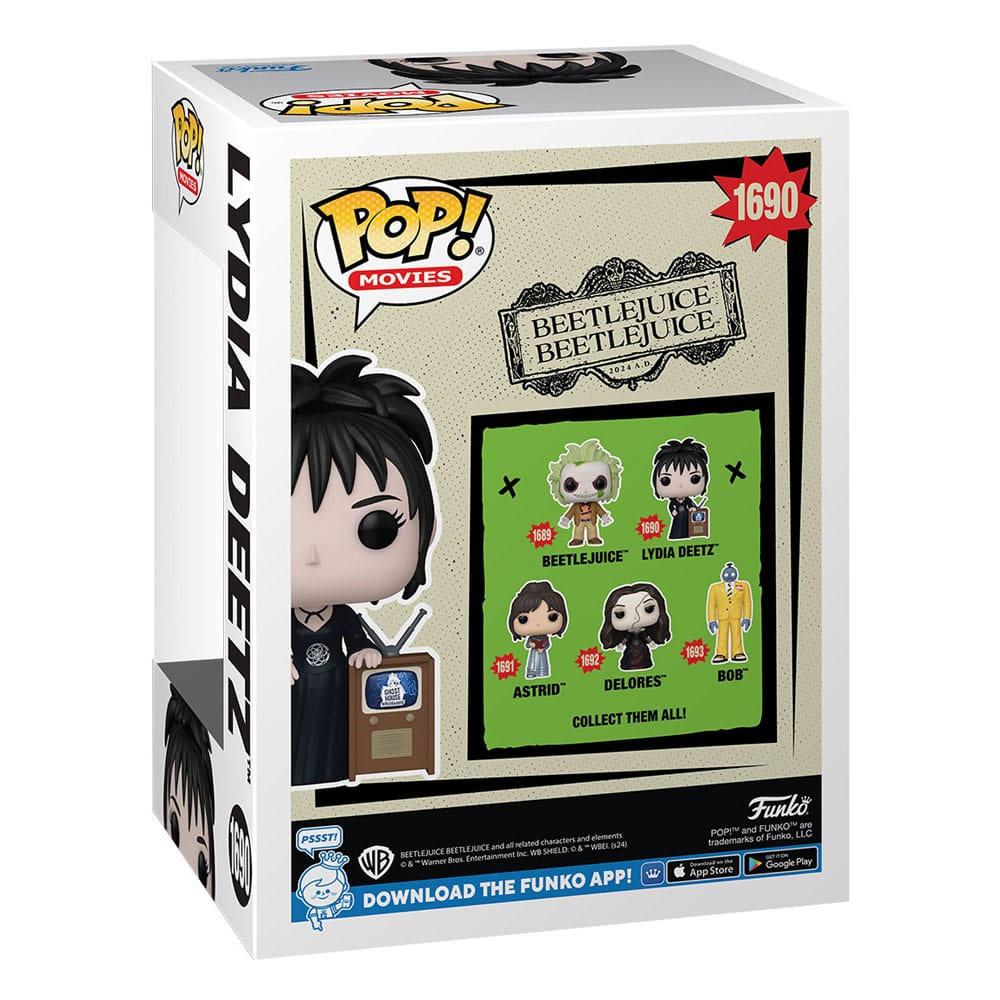 Beetlejuice 2 POP! Movies Vinyl Figure Lydia Deetz / Astrid /  Delores / Bob  9 cm