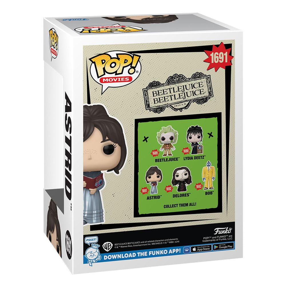 Beetlejuice 2 POP! Movies Vinyl Figure Lydia Deetz / Astrid /  Delores / Bob  9 cm