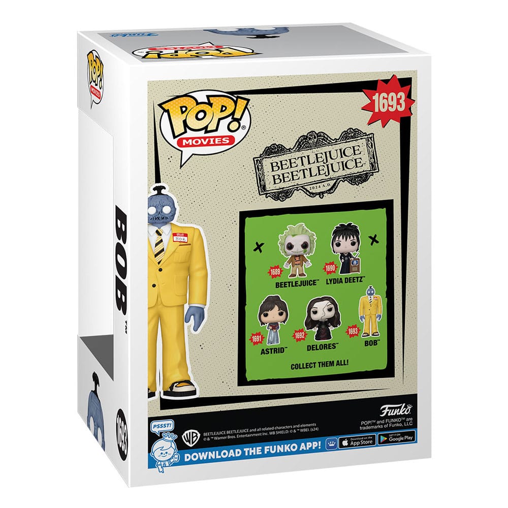 Beetlejuice 2 POP! Movies Vinyl Figure Lydia Deetz / Astrid /  Delores / Bob  9 cm