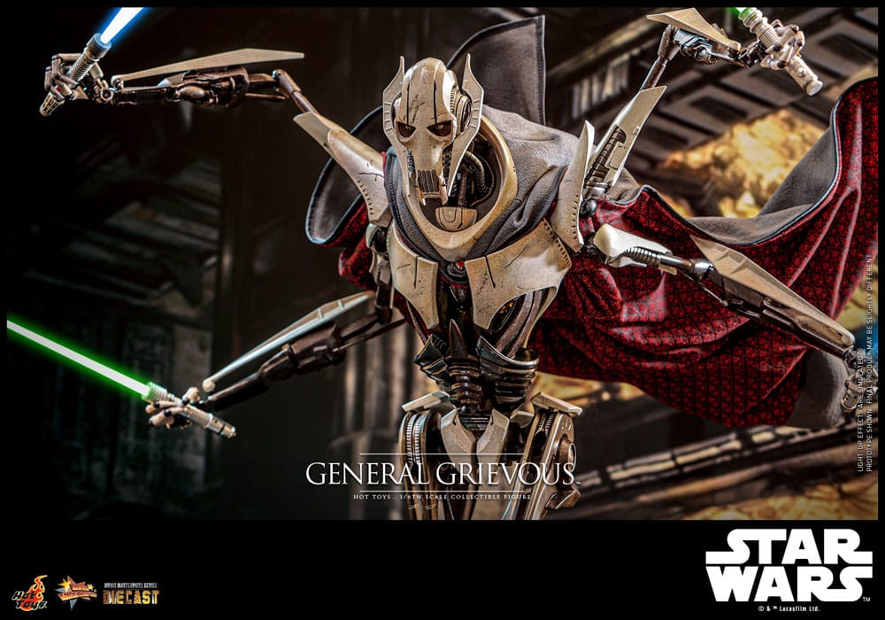 Star Wars Movie Masterpiece Diecast Action Figure 1/6 General Grievous 42 cm