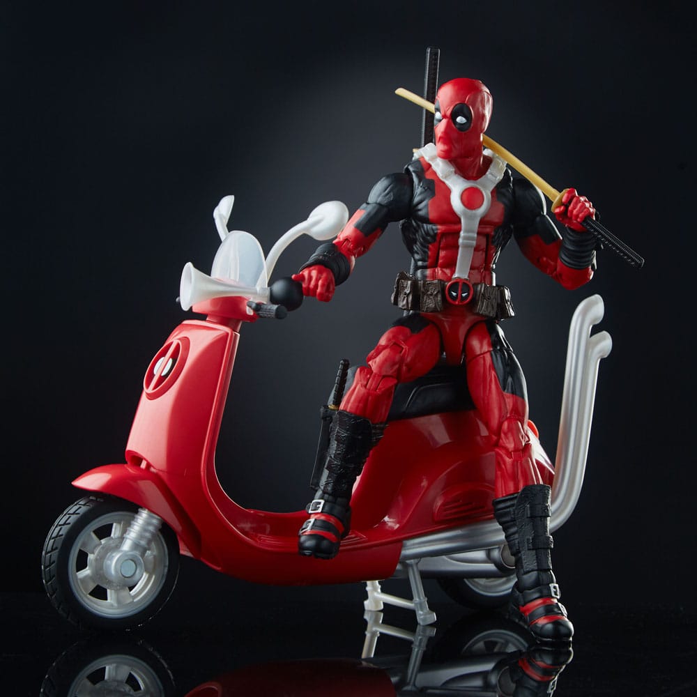 Deadpool Corps Marvel Legends Vehicle with Figure Deadpool with Scooter 15 cm