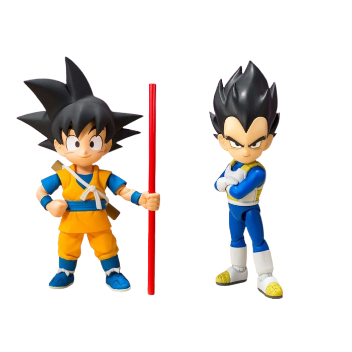 Dragon Ball Daima S.h. Figuarts Mini  Vegeta / Son Goku  9 cm