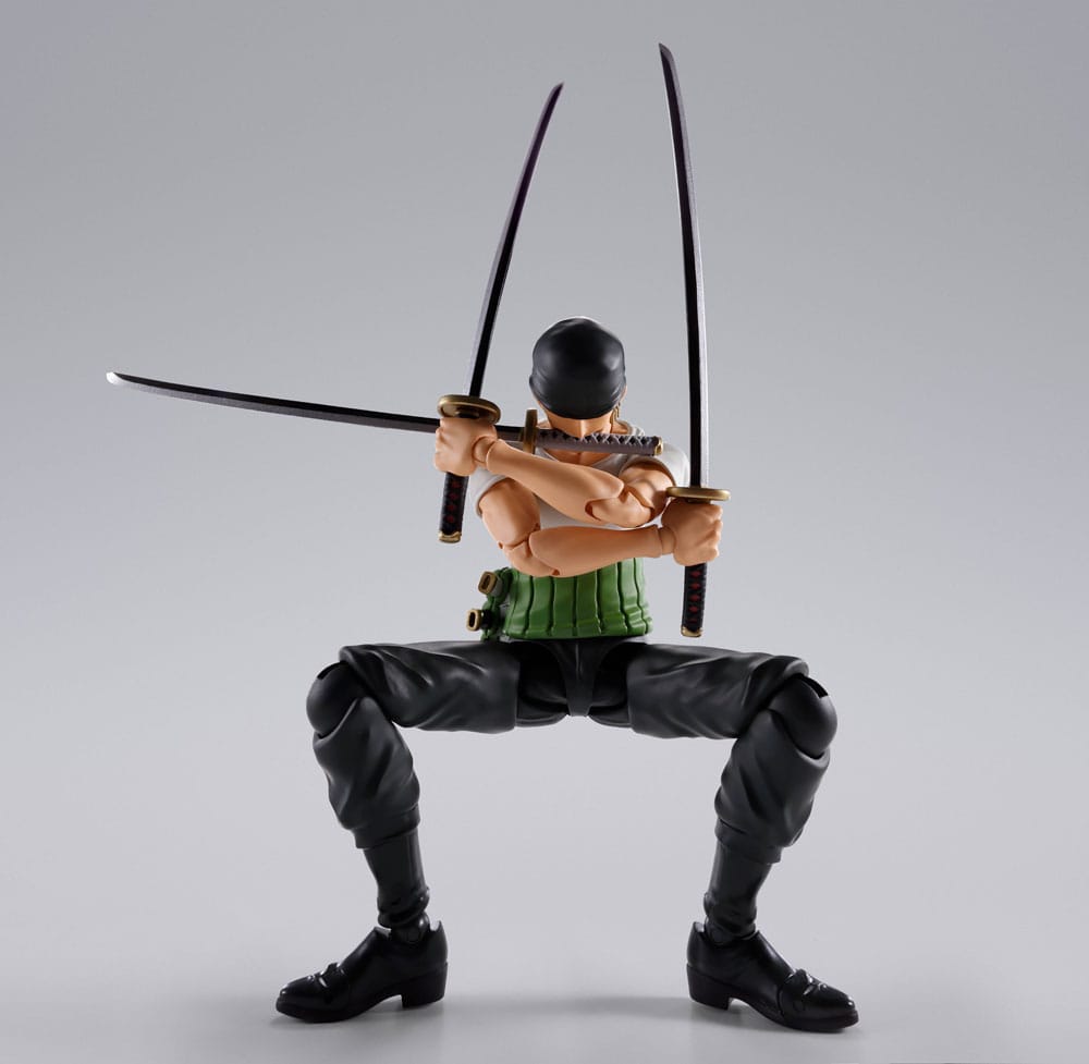 One Piece S.H.Figuarts Action Figure Roronoa Zoro Romance Dawn Ver. 15 cm