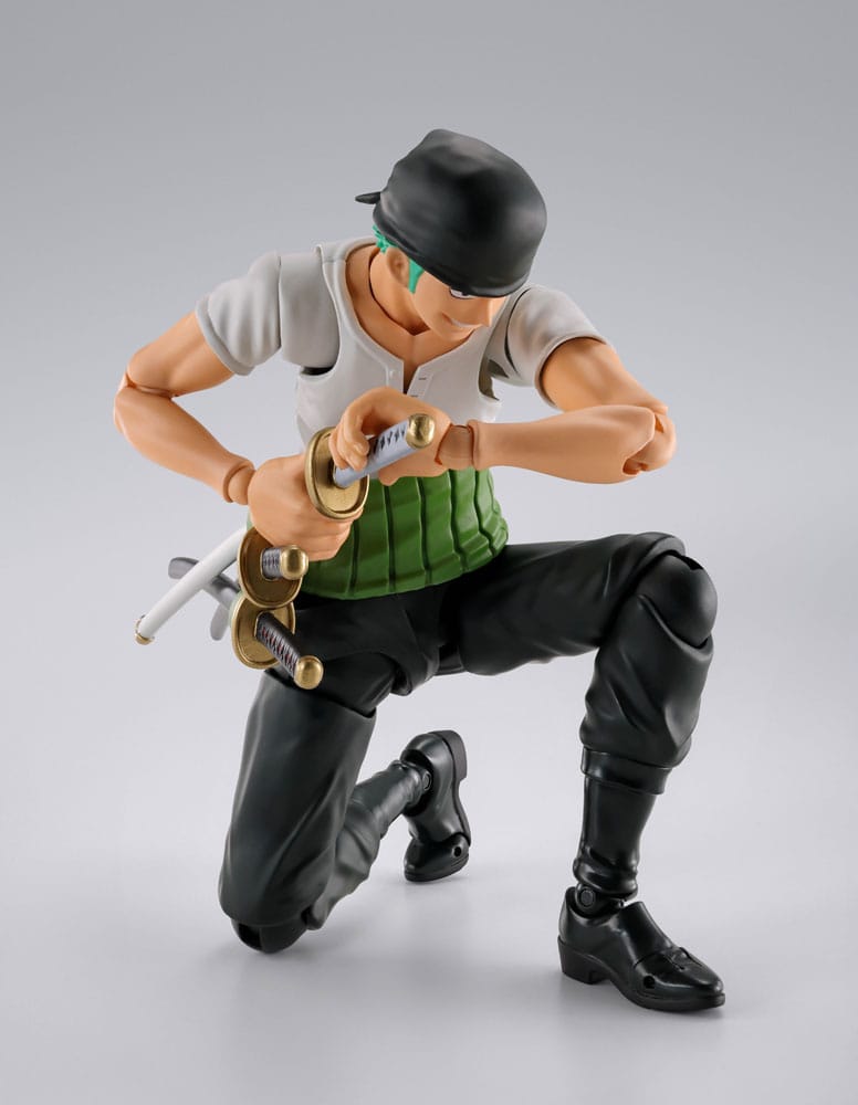 One Piece S.H.Figuarts Action Figure Roronoa Zoro Romance Dawn Ver. 15 cm