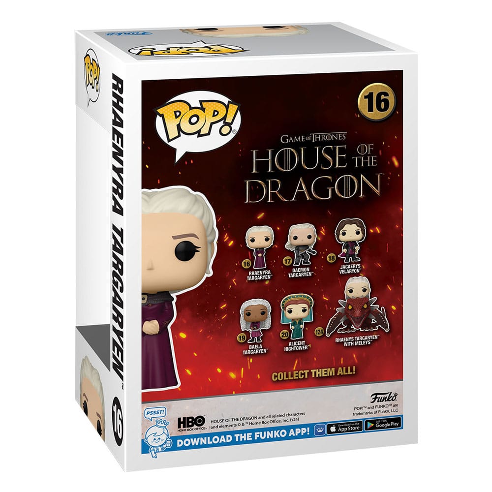 House of the Dragon POP! TV Vinyl Figure Baela / Rhaenyra Targaryen / Jarcarys Valaryon 9 cm