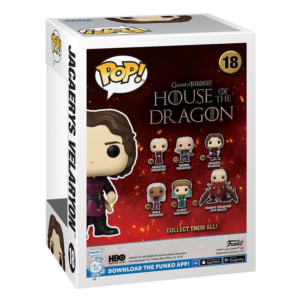 House of the Dragon POP! TV Vinyl Figure Baela / Rhaenyra Targaryen / Jarcarys Valaryon 9 cm