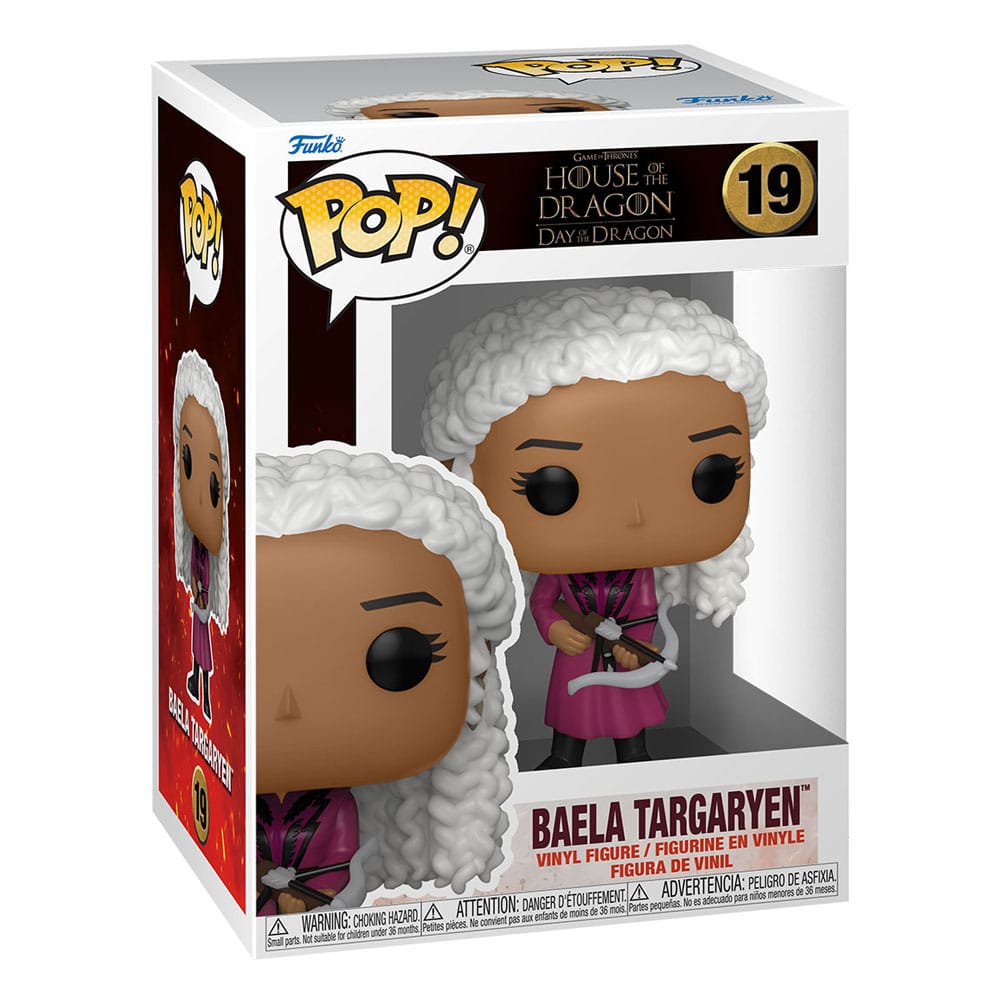 House of the Dragon POP! TV Vinyl Figure Baela / Rhaenyra Targaryen / Jarcarys Valaryon 9 cm