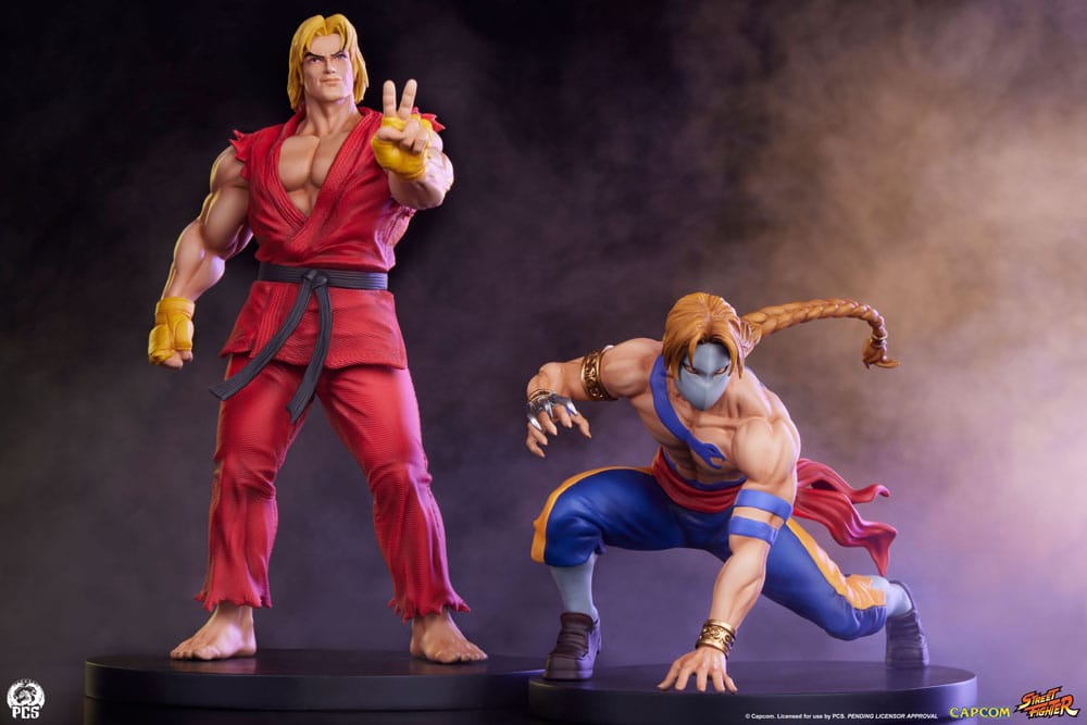 Street Fighter Street Jam Statuen 1/10 Ken & Vega Set 18-10 cm