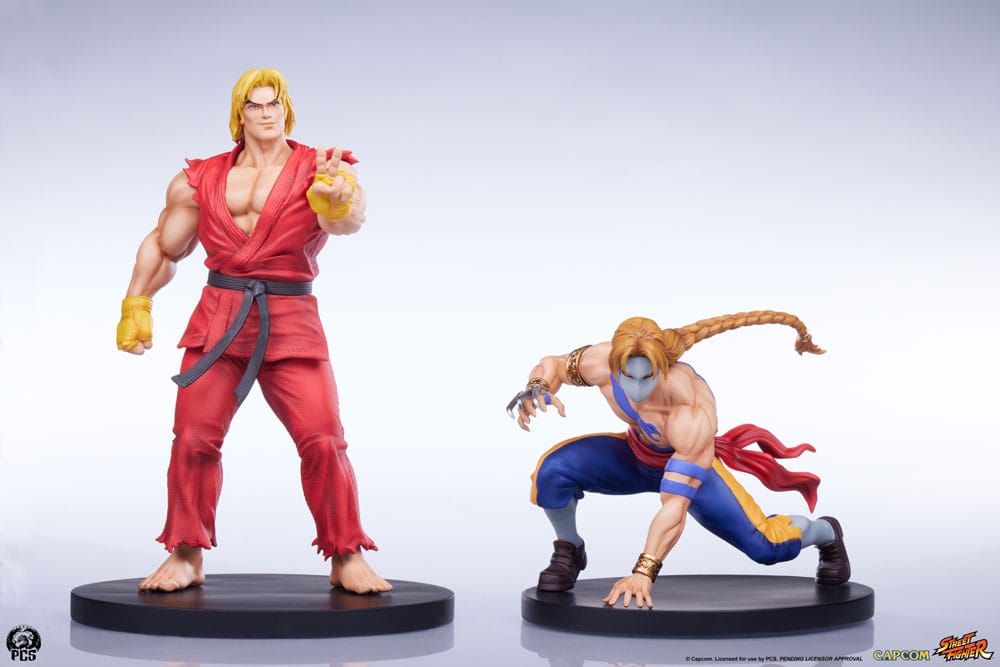 Street Fighter Street Jam Statuen 1/10 Ken & Vega Set 18-10 cm