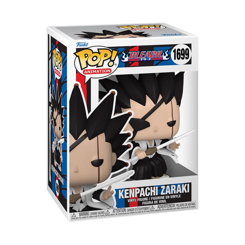 Bleach POP! Animation Vinyl Figure Kenpachi / Byakuya / Kon / Aizen 9 cm