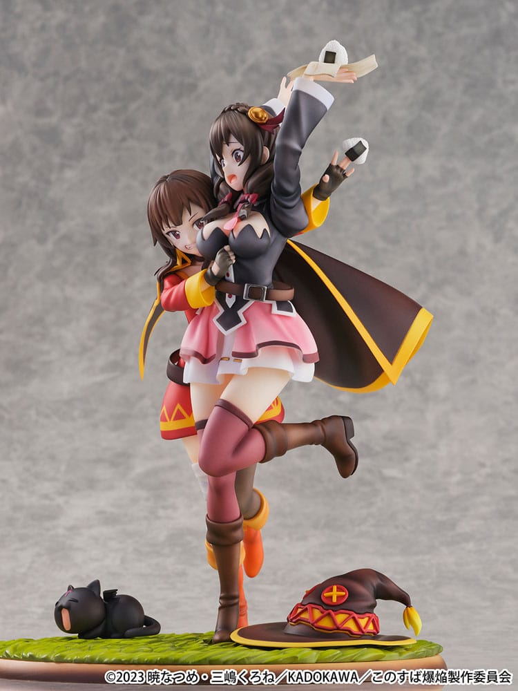 Konosuba SHIBUYA SCRAMBLE FIGURE PVC Statue 1/6 Megumin & Yunyun Futari wa Otomodachi Ver. 26 cm