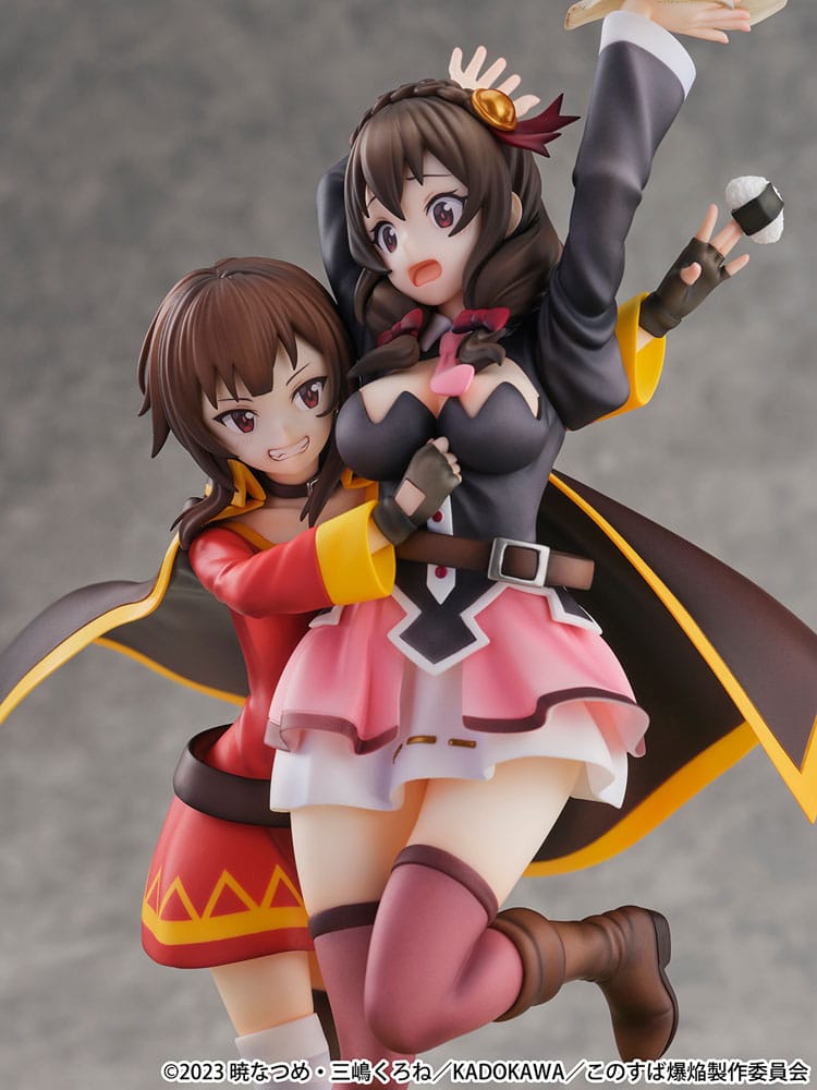 Konosuba SHIBUYA SCRAMBLE FIGURE PVC Statue 1/6 Megumin & Yunyun Futari wa Otomodachi Ver. 26 cm