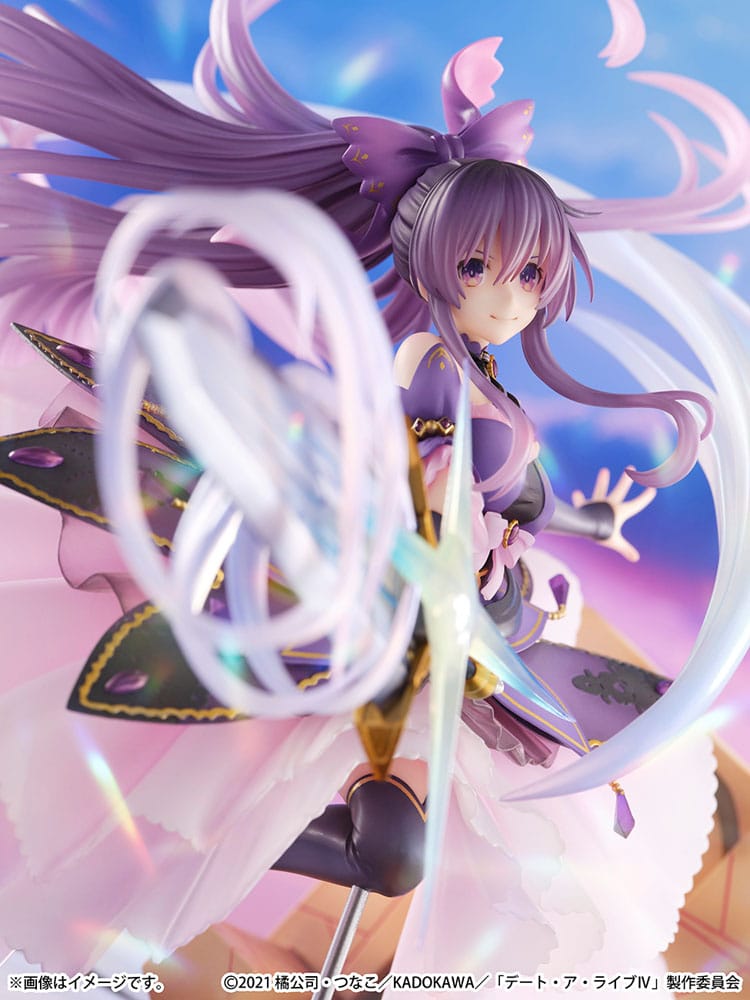 Date A Live IV SHIBUYA SCRAMBLE FIGURE PVC 1/6 Tohka Yatogami Princess Amethyst Dress Ver. 32 cm