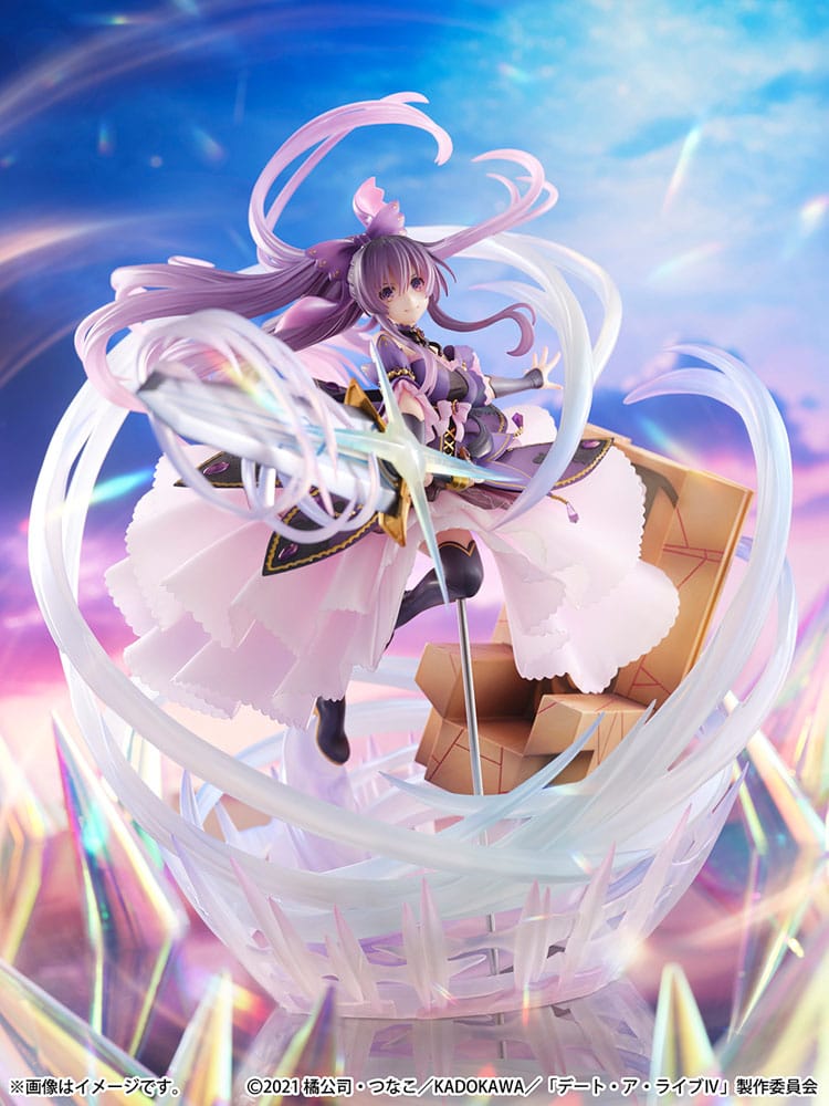 Date A Live IV SHIBUYA SCRAMBLE FIGURE PVC 1/6 Tohka Yatogami Princess Amethyst Dress Ver. 32 cm