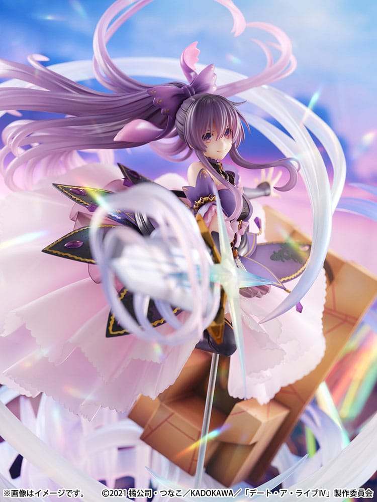 Date A Live IV SHIBUYA SCRAMBLE FIGURE PVC 1/6 Tohka Yatogami Princess Amethyst Dress Ver. 32 cm