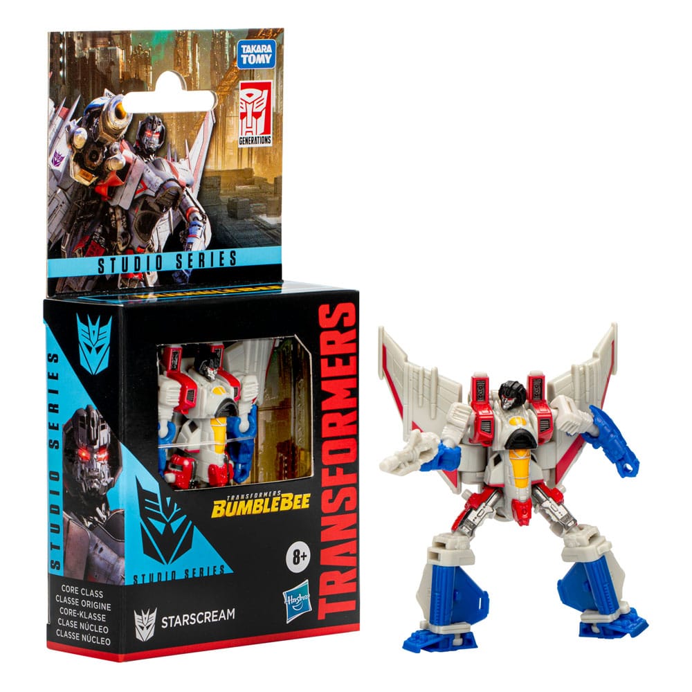 Transformers: Bumblebee Studio Series Core Class Starscream / Concept Art Decepticon Frenzy 9 cm