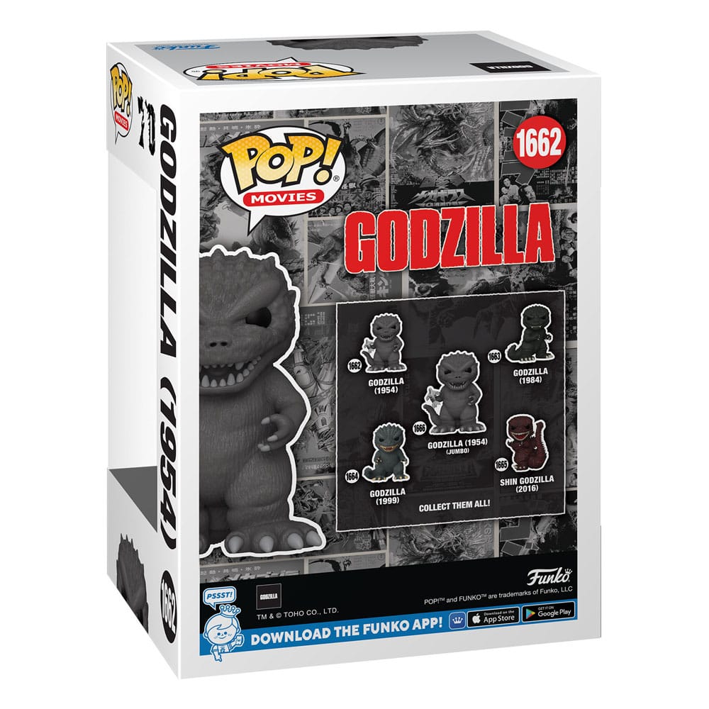 Godzilla 70th Anniversary POP! Movies Vinyl Figure Godzilla 1954 / 1999 / 2016 9 cm