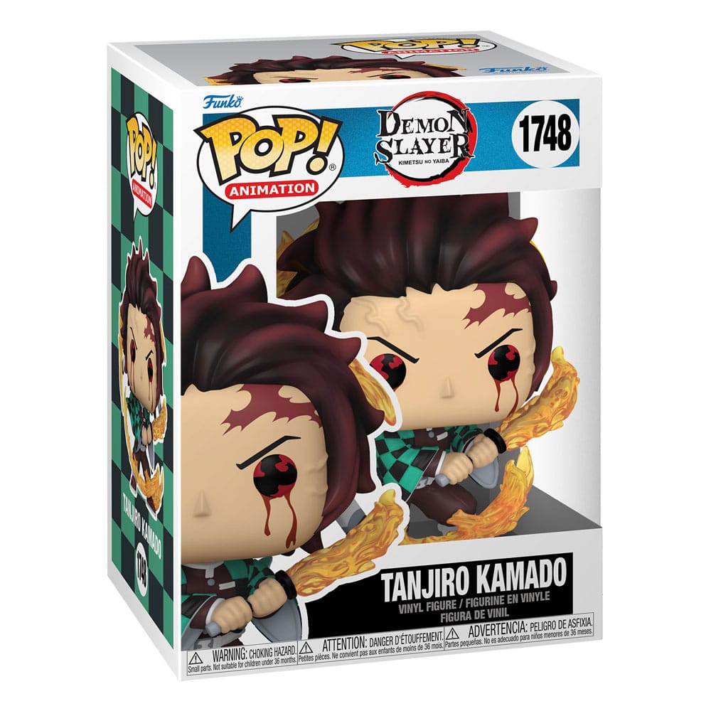 Demon Slayer: Kimetsu no Yaiba POP! Animation Vinyl Figures Gyutaro / Nezuko / Tanjiro / Tengen 9 cm