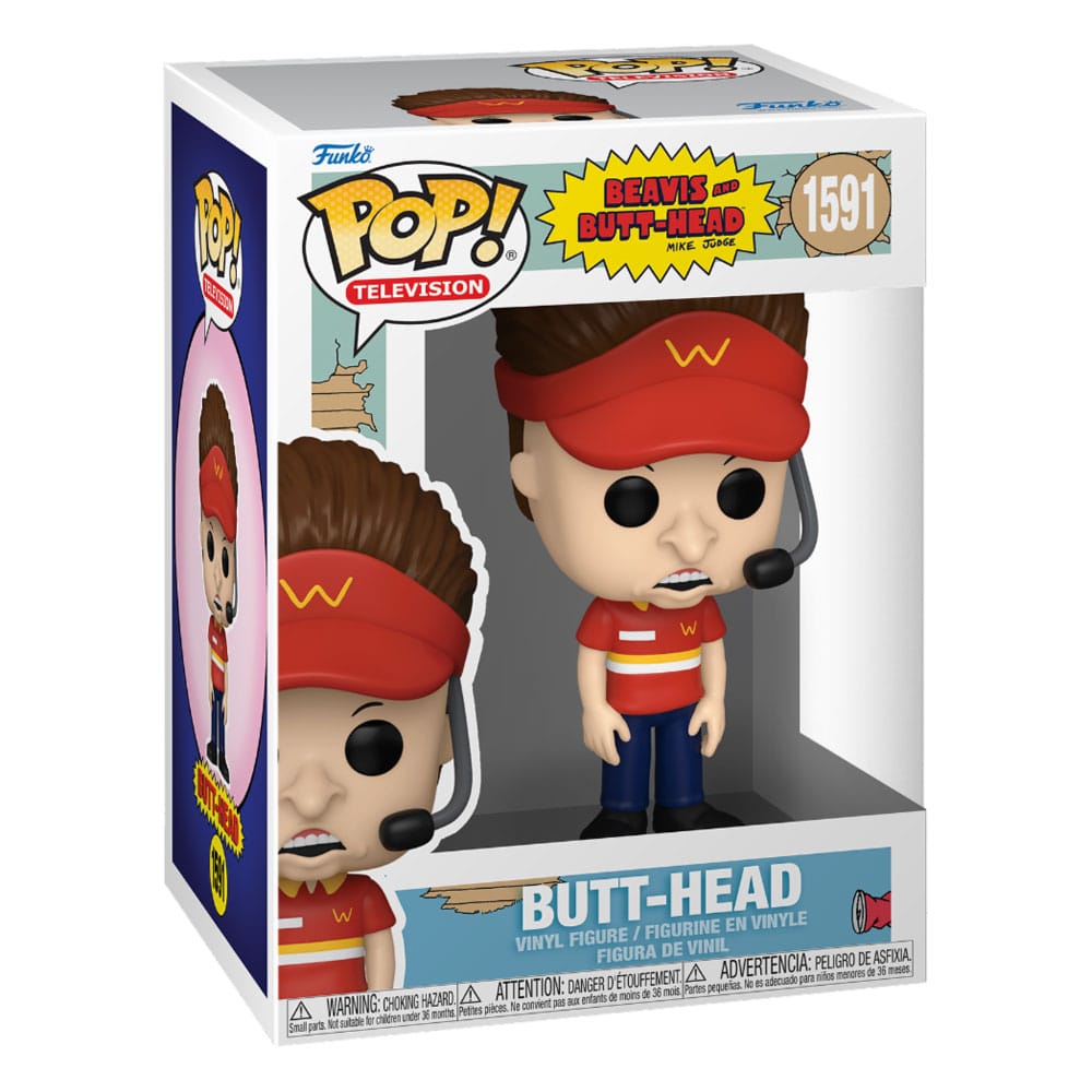 Beavis and Butthead POP! TV Vinyl Figure Beavis / Butthead / Cornholio 9 cm