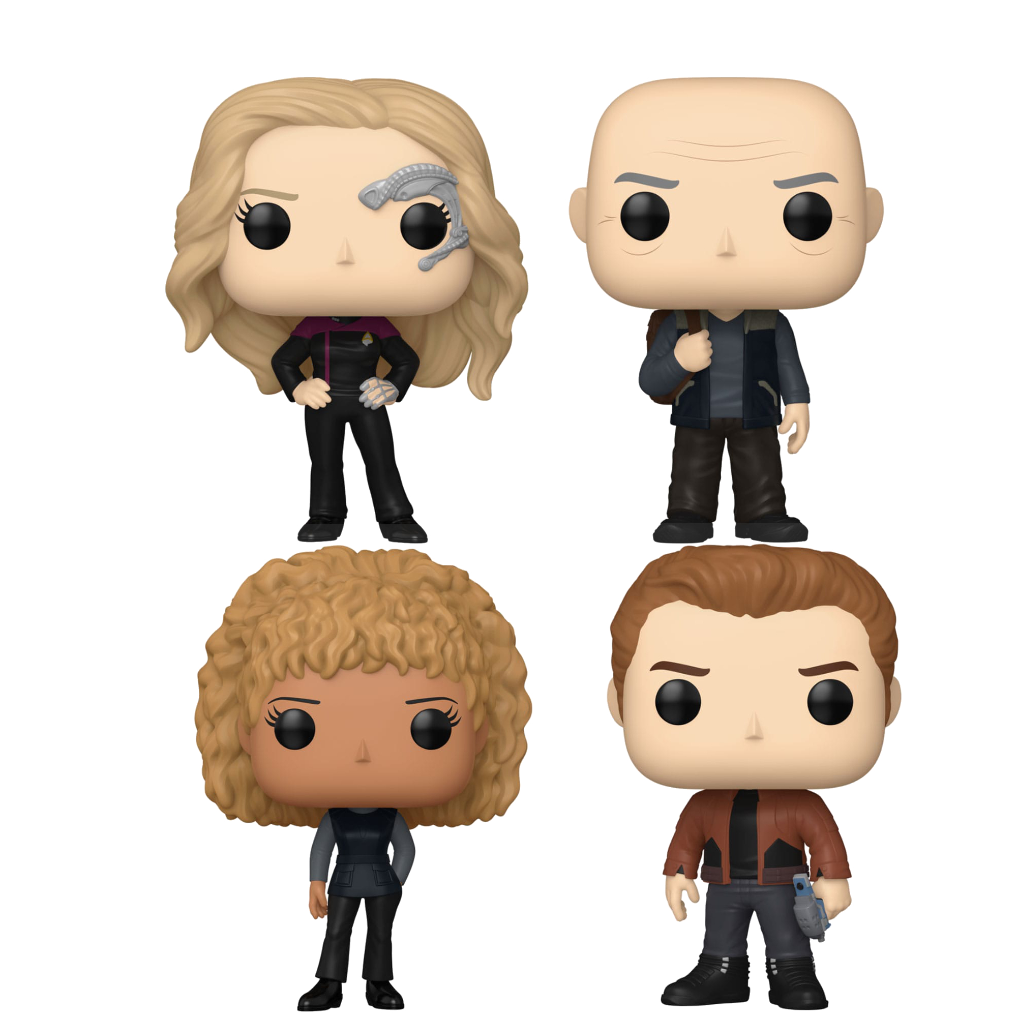 Star Trek Picard POP! TV Vinyl Figure Seven of Nine / Picard /  Raffi / Jack 9 cm