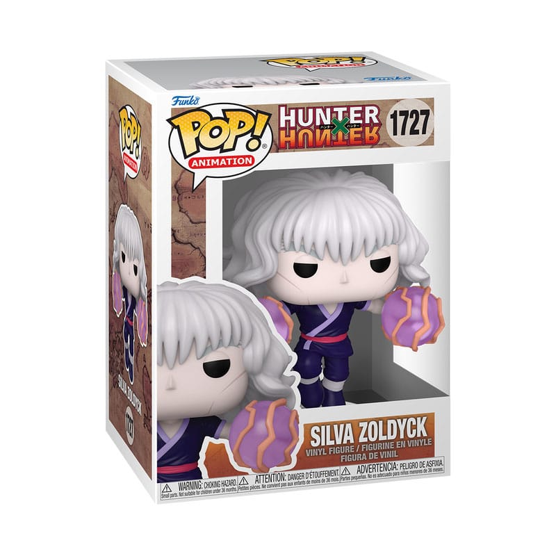 Hunter x Hunter POP! Animation Vinyl Figure Silva - Kalluto Zoldyck / Ging Freecss / Uvogin 9 cm