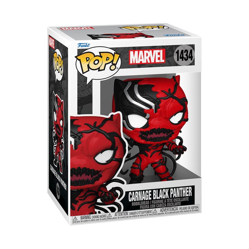 Marvel POP! Vinyl Figure Carnageized Ghost Spider / Black Panther / Captain America / Iron Man 9 cm