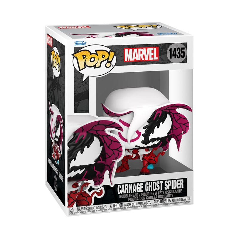 Marvel POP! Vinyl Figure Carnageized Ghost Spider / Black Panther / Captain America / Iron Man 9 cm