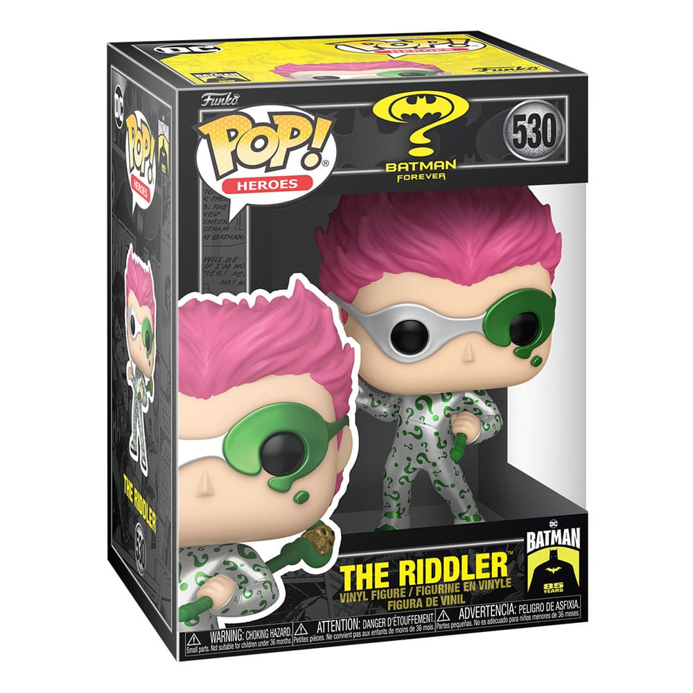 Batman 85th Anniversary POP! Movies Vinyl Figure  Riddler / Catwoman / Poison Ivy / Penguin 9 cm