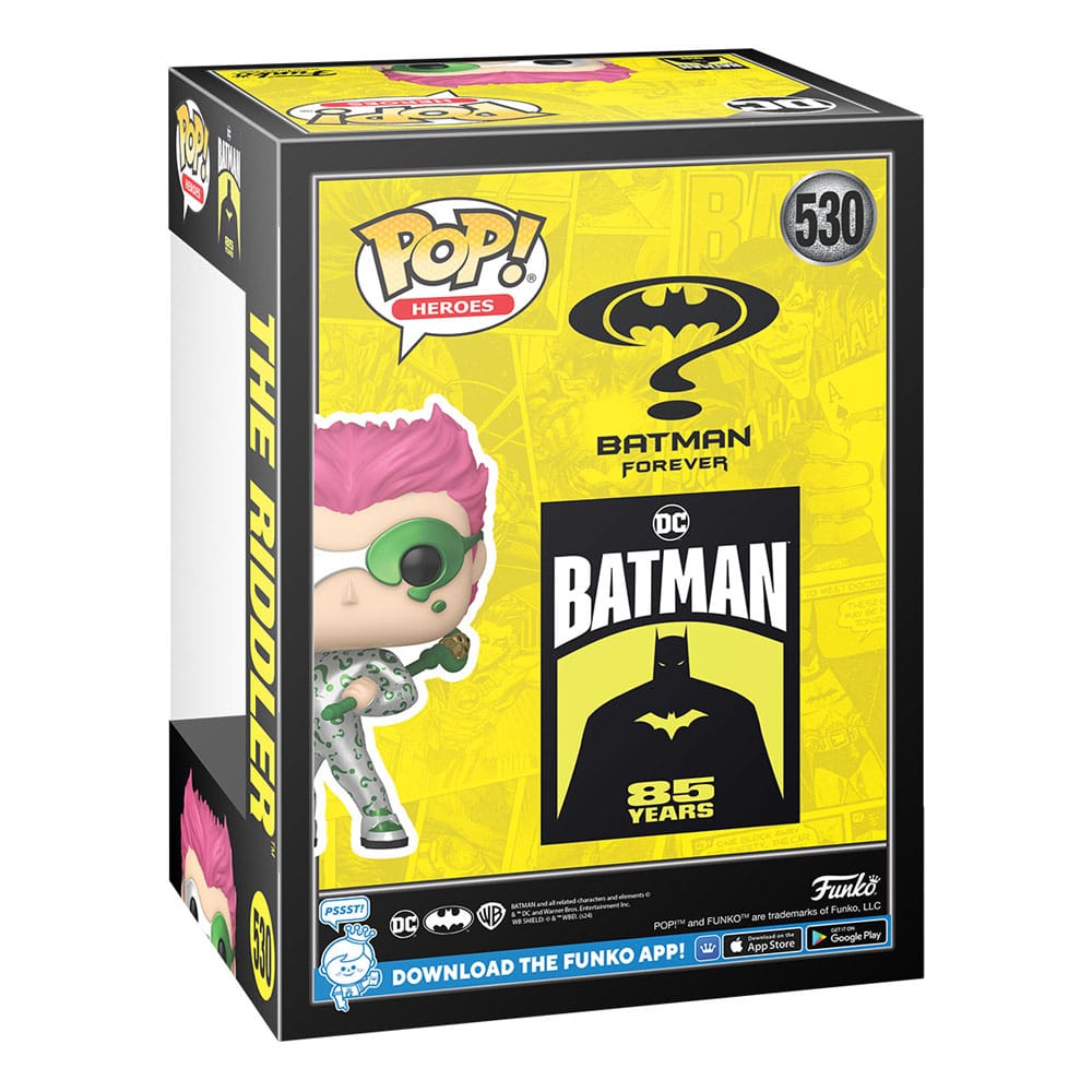 Batman 85th Anniversary POP! Movies Vinyl Figure  Riddler / Catwoman / Poison Ivy / Penguin 9 cm