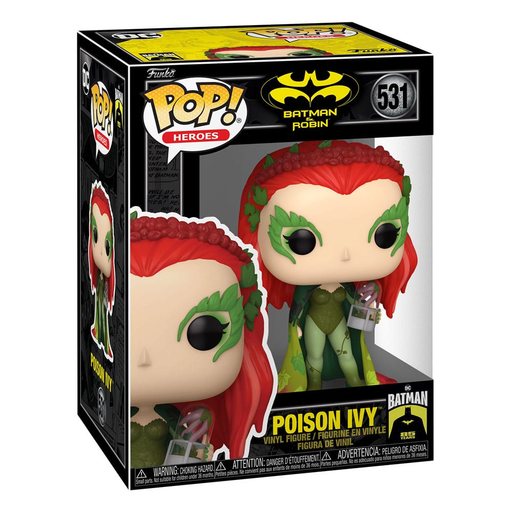 Batman 85th Anniversary POP! Movies Vinyl Figure  Riddler / Catwoman / Poison Ivy / Penguin 9 cm