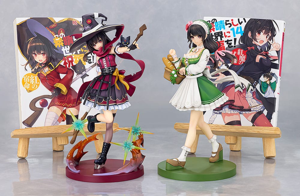 Konosuba PVC Statue Megumin / Yunyun Light Novel 10th Anniversary Ver. 18-17 cm